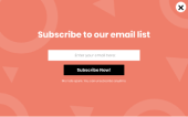 Simple newsletter popup Thumbnail